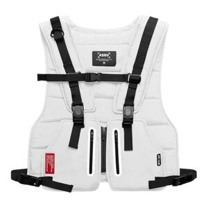 ASRV Vest Pack Utility Tactical Urban Training DSG. 0198 White Mens Chest Bag
